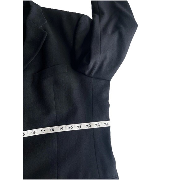 Hugo Boss Einstein Blazer Men's Size 48R Black Textured 100% Virgin Wool Jacket - Picture 10 of 13